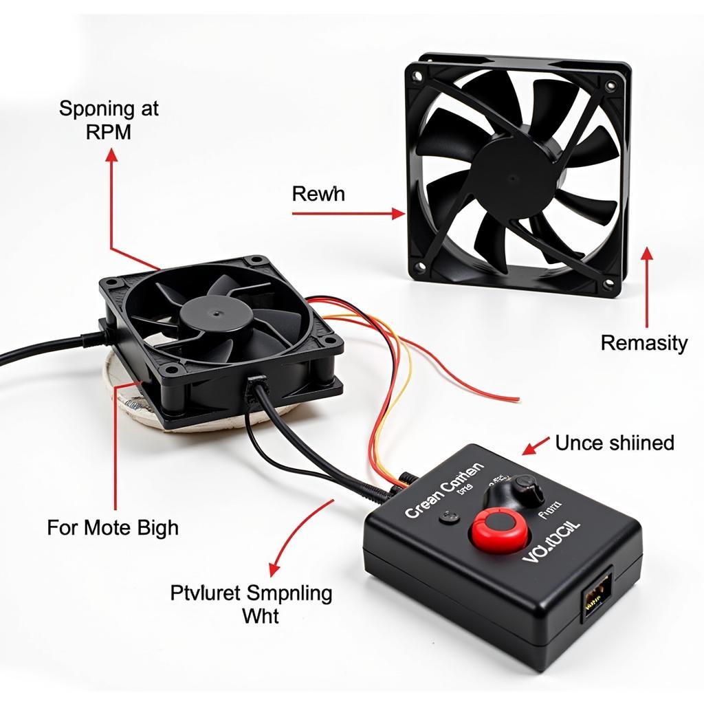 Testing a Case Fan with a Fan Controller