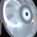 Thermaltake Riing 14 LED White Fan Close-Up