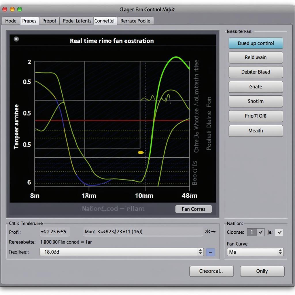 Third-Party Fan Control Software Interface