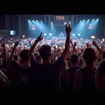 THSK Fans Cheering at a Concert