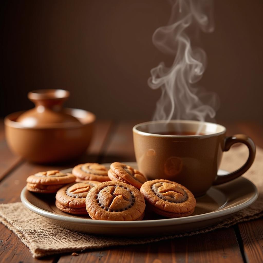 Tim Tams and tea - a perfect combination