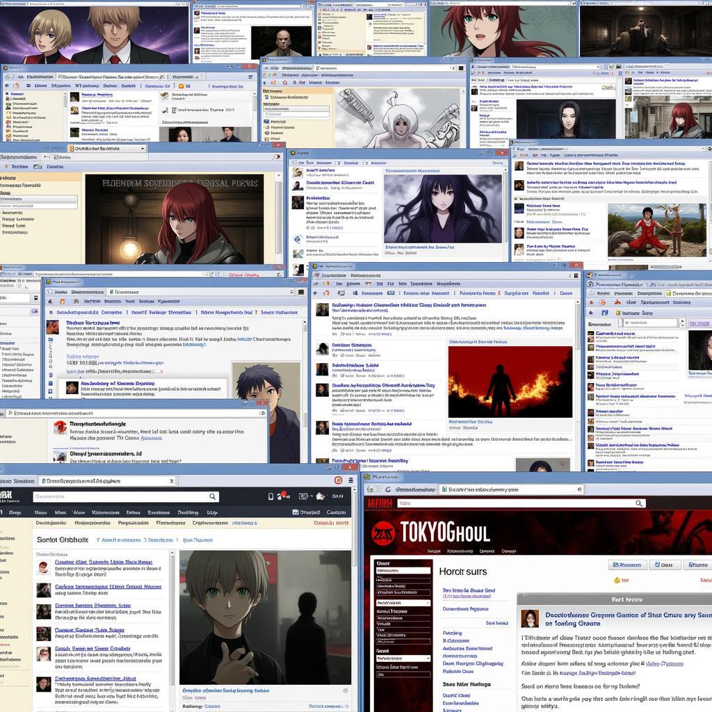 Tokyo Ghoul Fan Art and Online Discussions