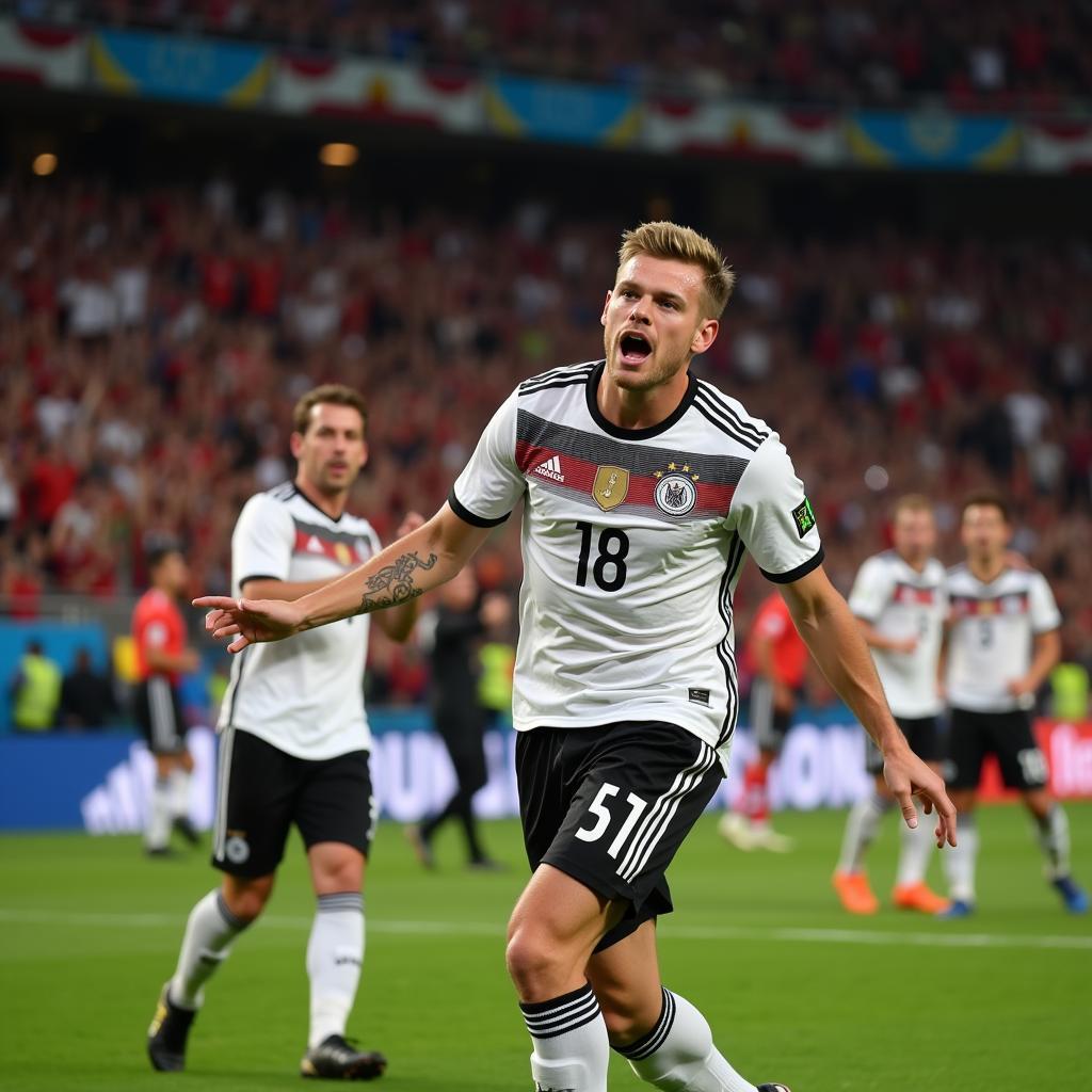 Toni Kroos scores a dramatic free-kick against Sweden in the 2018 World Cup