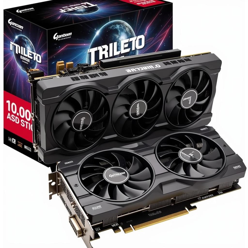 Triple Fan Graphics Card Cooling System