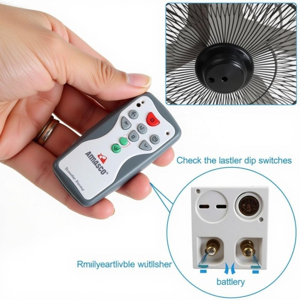 Troubleshooting an Amasco Fan Remote