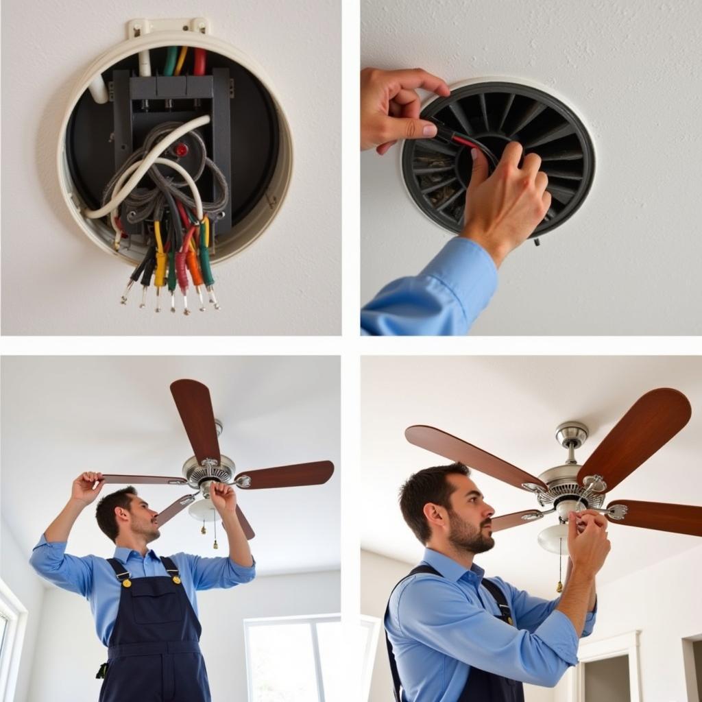 Troubleshooting common ceiling fan installation issues