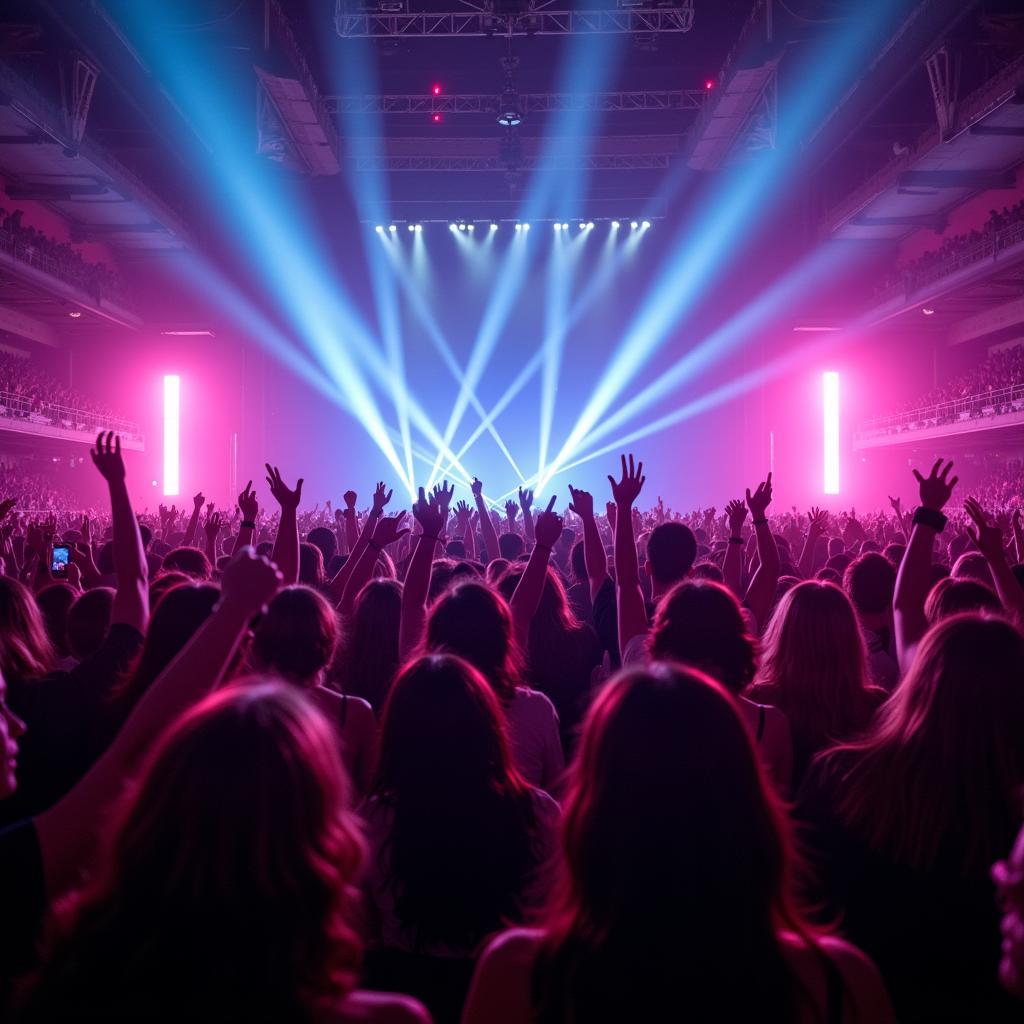 TWICE Fans Cheering at a Concert