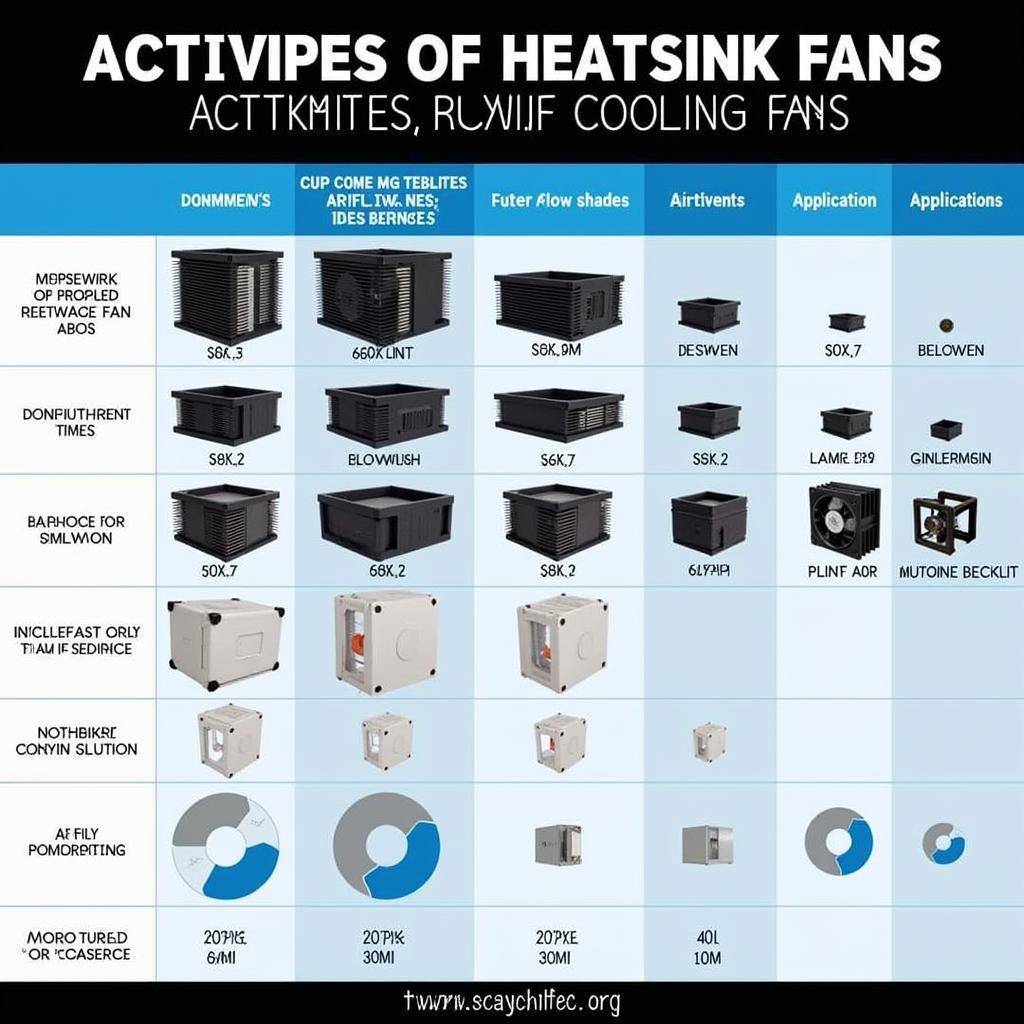 Different Types of Heatsink Fans