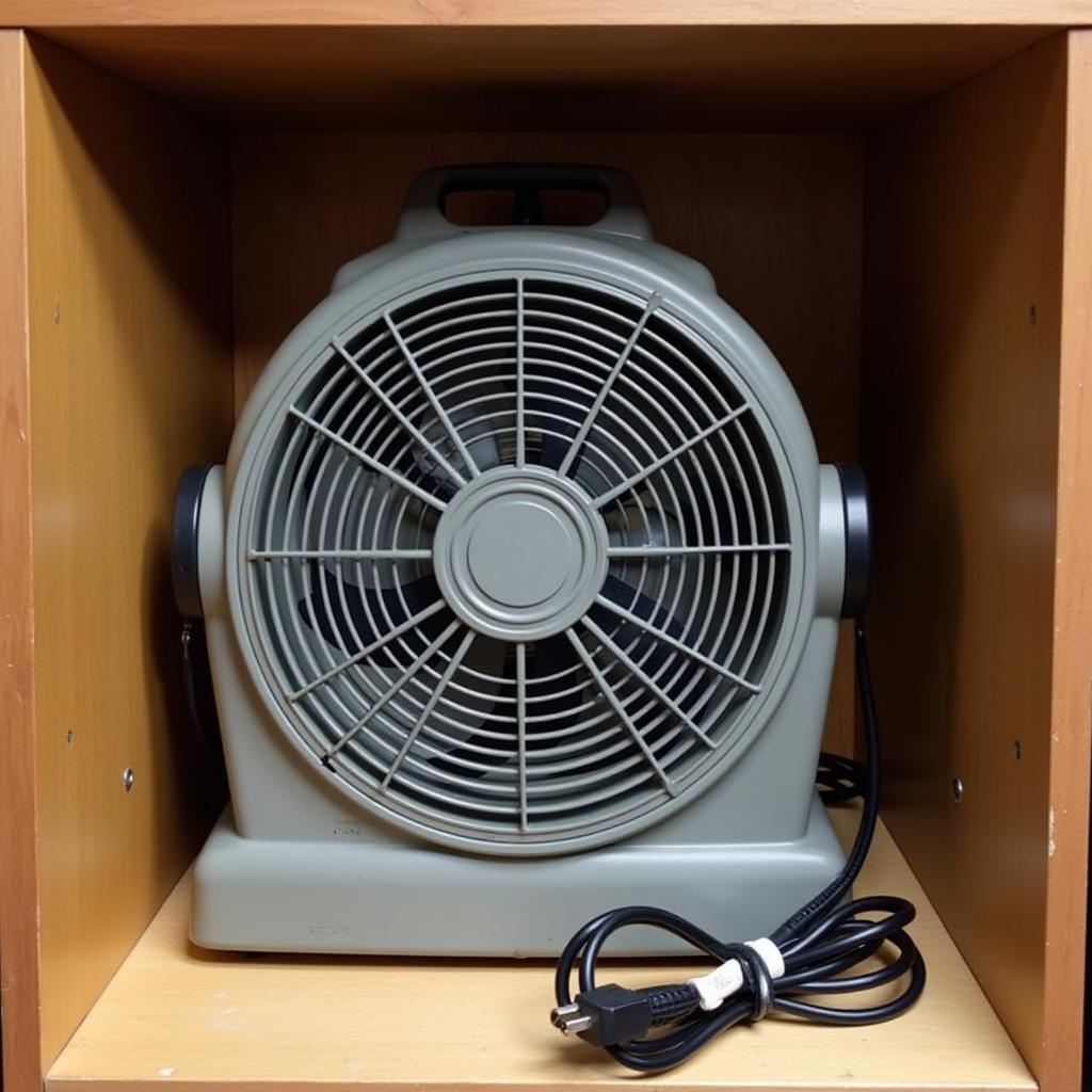 Storing an Unplugged Fan