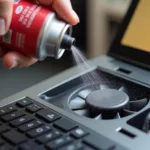 Using Compressed Air for Laptop Cleaning