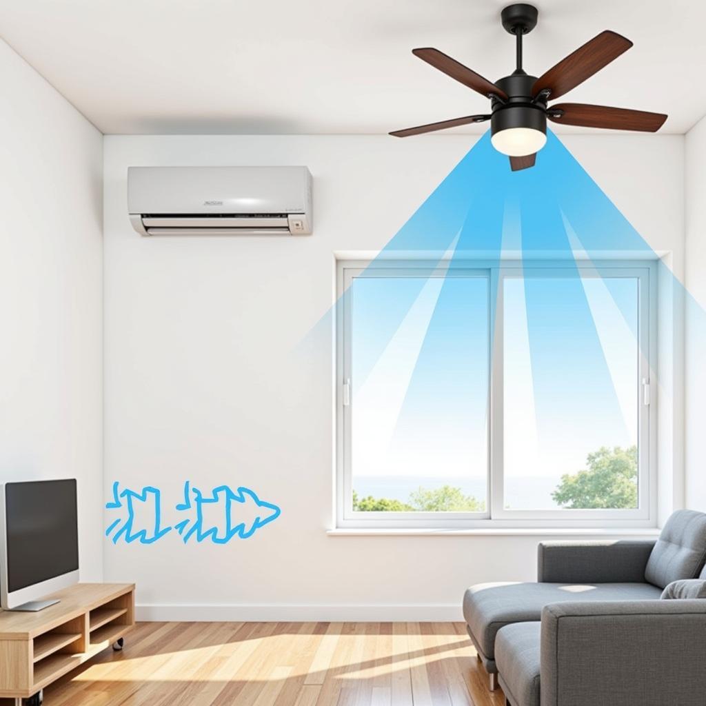 Using Fan-Only Mode with Ceiling Fan