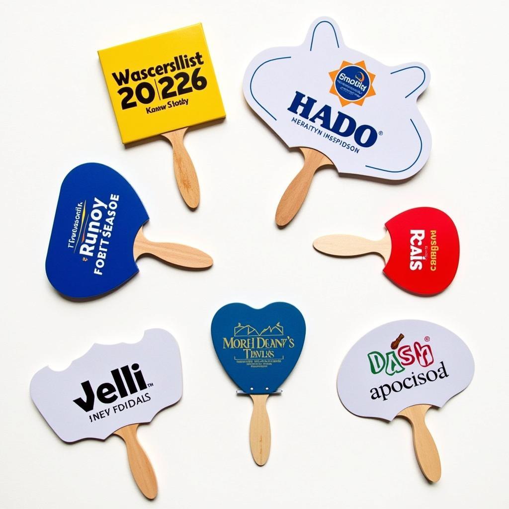 Variety of Branded Hand Fans