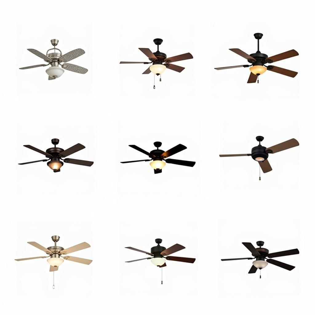 Different Styles of 60-inch Ceiling Fans