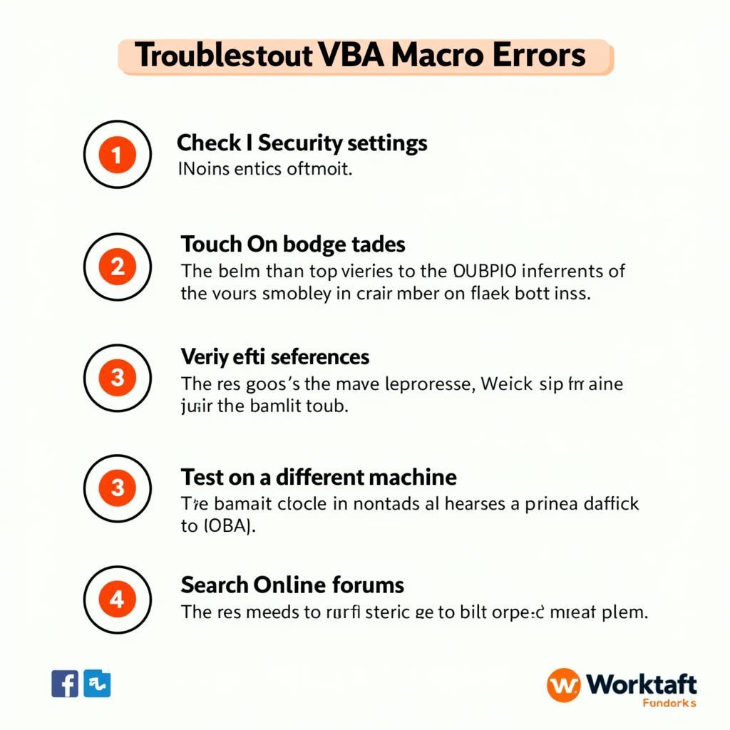 Troubleshooting VBA Macro Errors - A Checklist