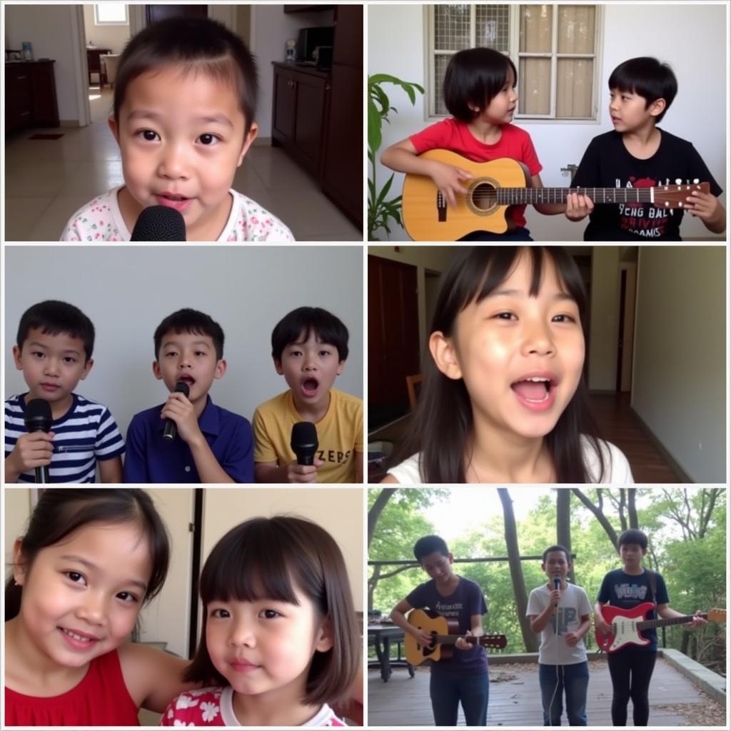 Vietnamese Children Singing Dan Nguyen Songs