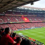 Vietnamese Football Stadium Packed with Fans