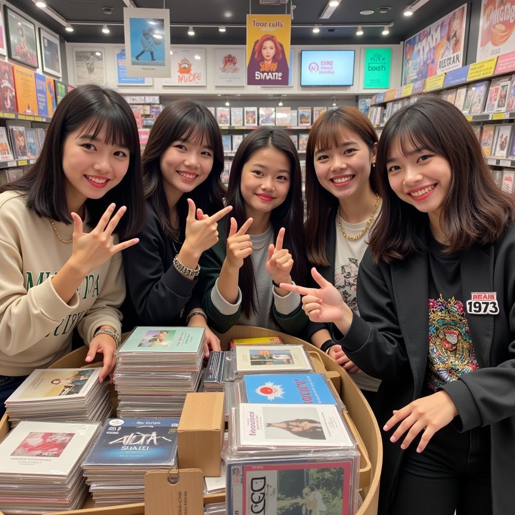 Vietnamese Kpop fans buying albums in bulk