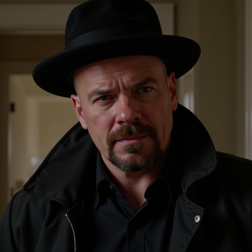 Walter White embracing his Heisenberg persona