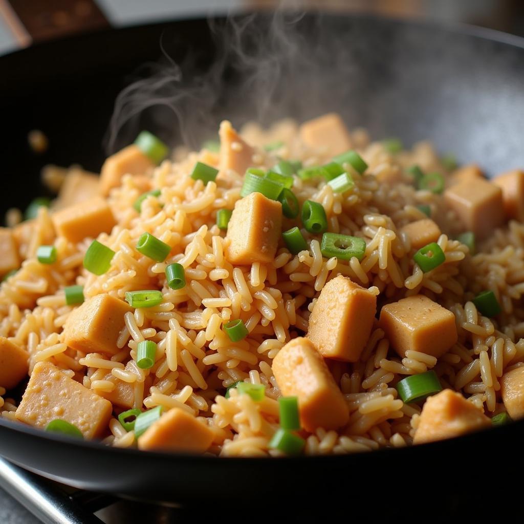 Wok Hei in Gai Chow Fan: The smoky aroma and charred bits of rice are essential to authentic Gai Chow Fan.