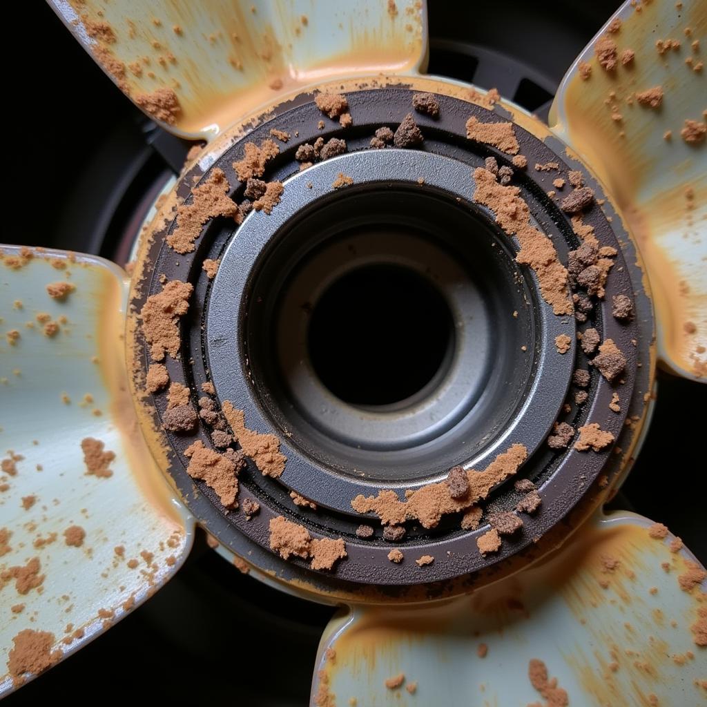 Worn-Out Fan Bearings