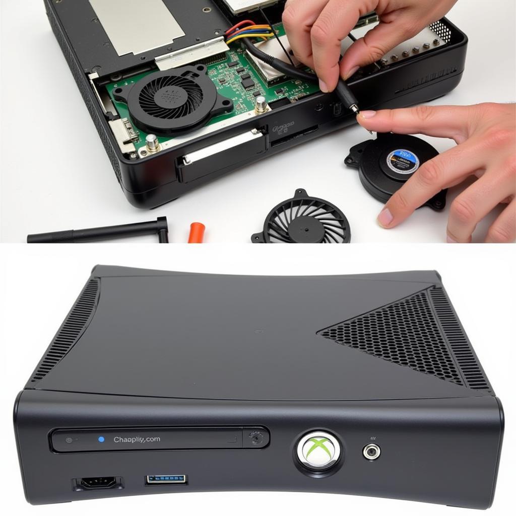 Replacing the internal fan of an Xbox 360 console