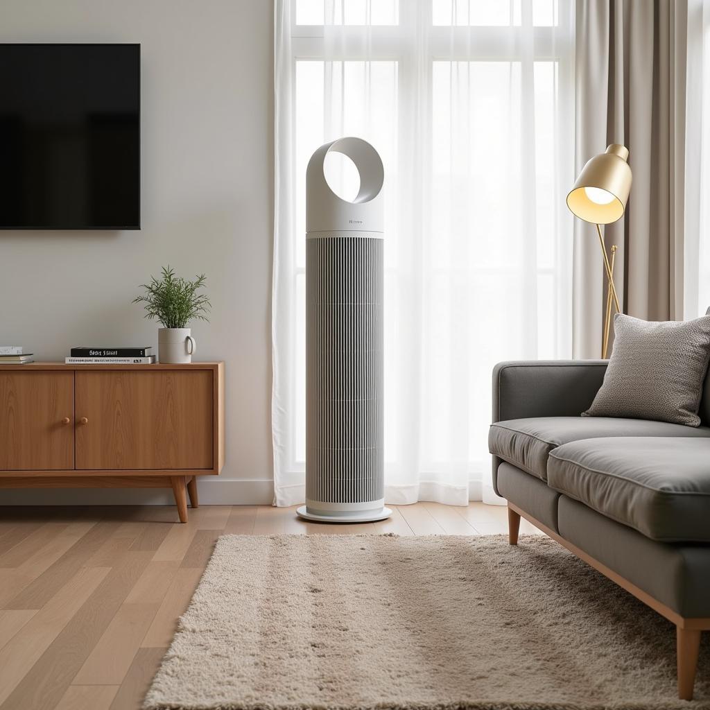 Xiaomi Mi Smart Fan in a Modern Living Room