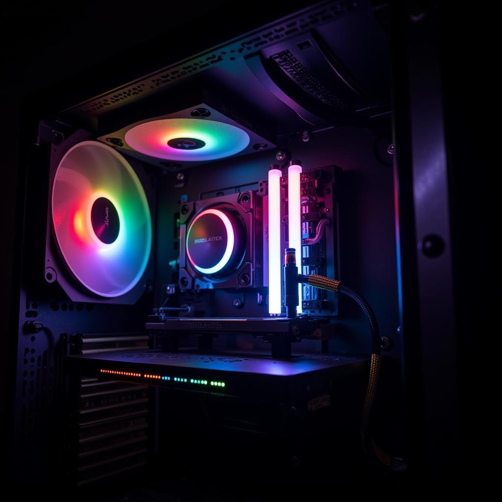 Xigmatek Galaxy Premium Fan Installed in PC Case