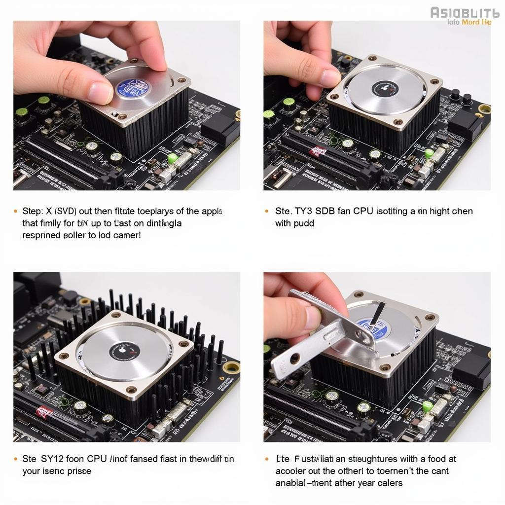 Xigmatek TYR SD1264B Fan CPU Installation Process