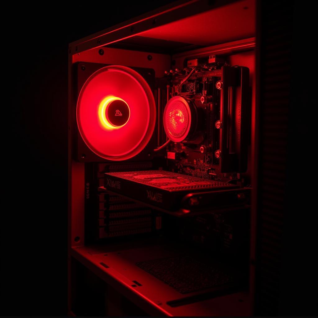 Xigmatek X9 Red Fan Cooling Performance