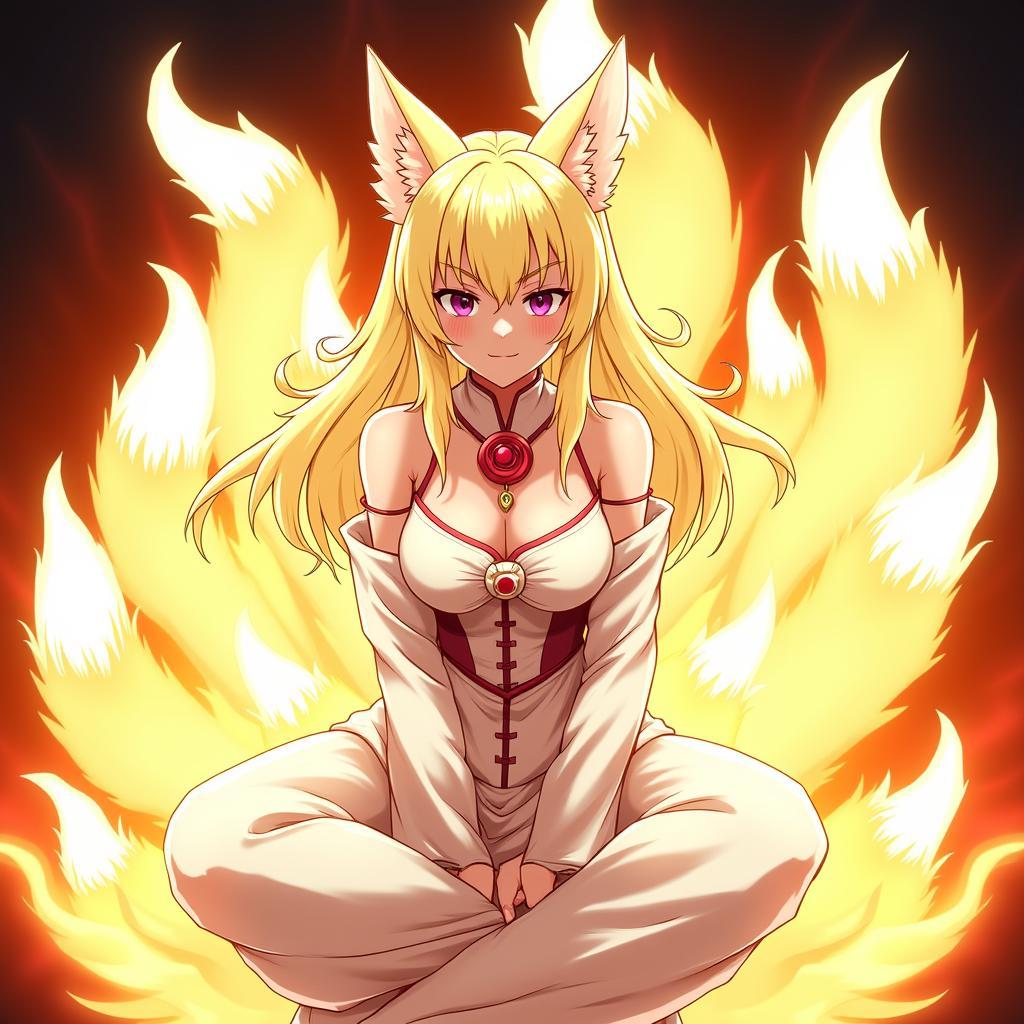 Yae Sakura's Kitsune Transformation