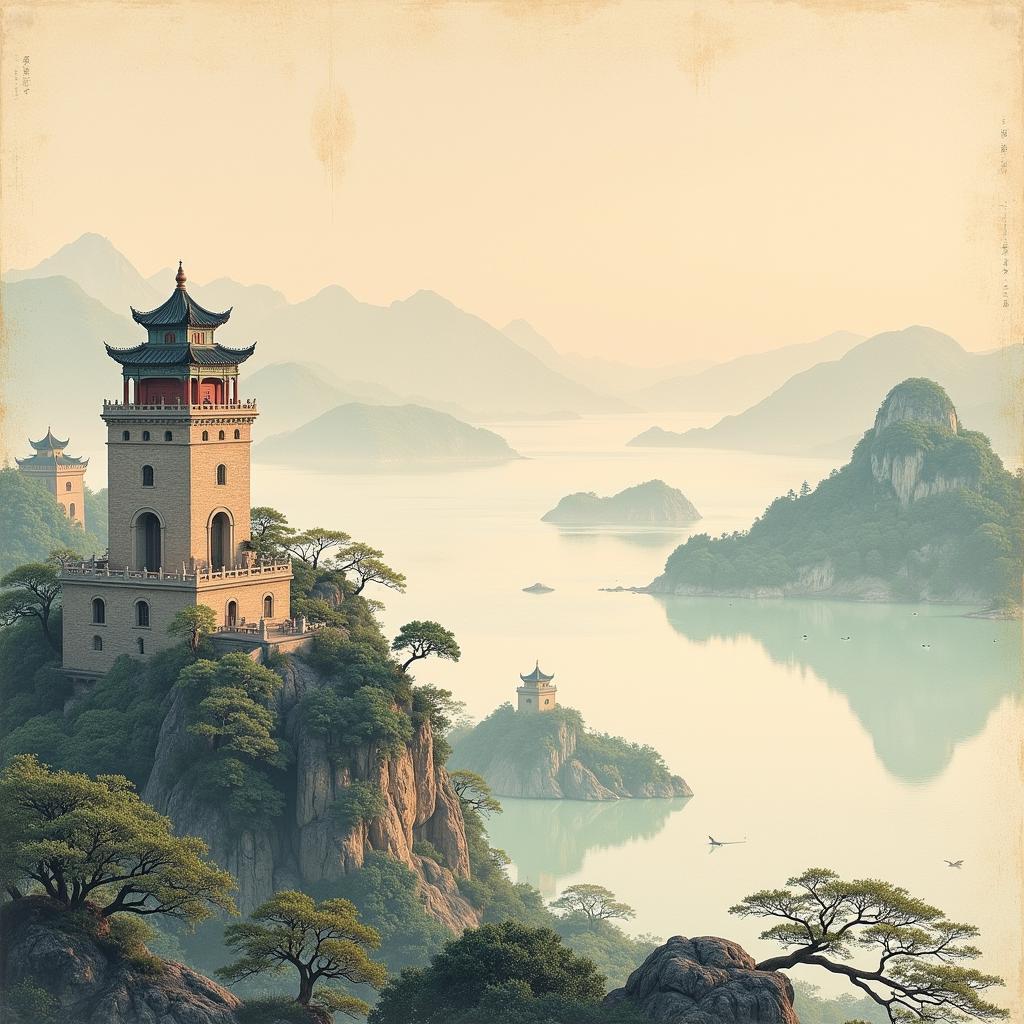 Painting of Yueyang Tower