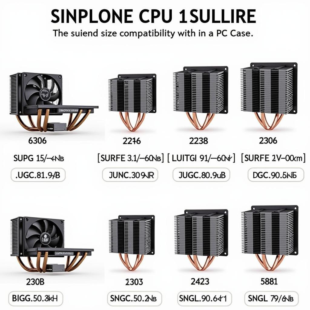 CPU Fan Size Comparison Chart