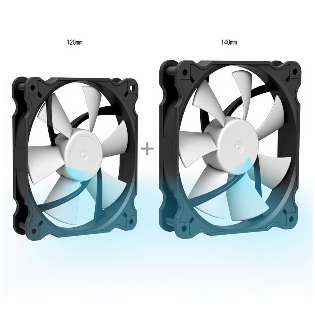 Comparison of 120mm and 140mm Computer Fans