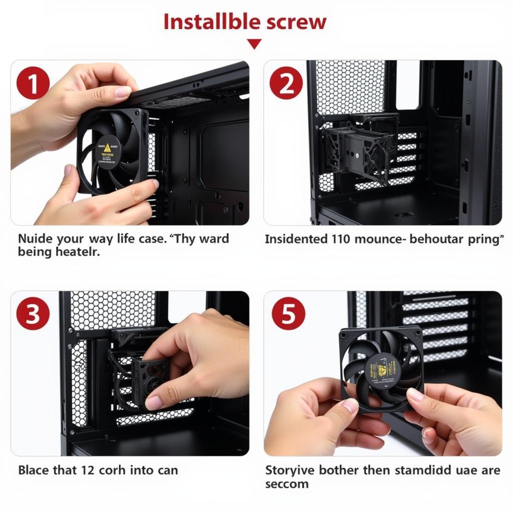 Installing a 12cm Fan in a PC Case