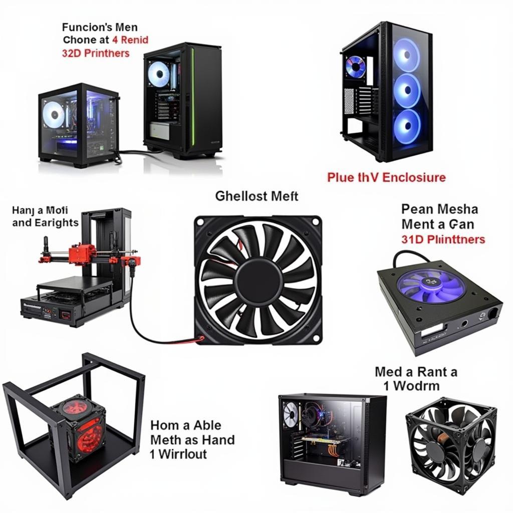 12v Fan 60x60mm Applications in Electronics