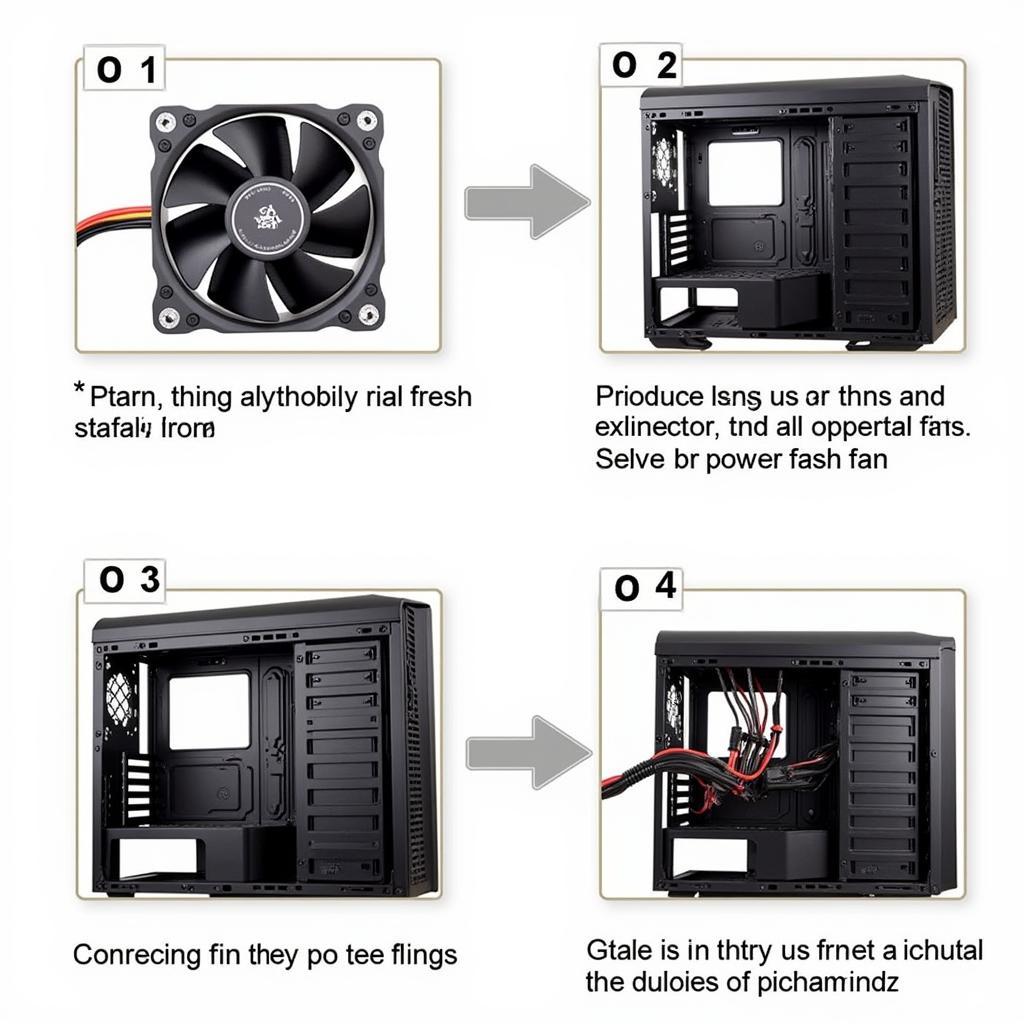 Installing a 12V LED fan in a computer case