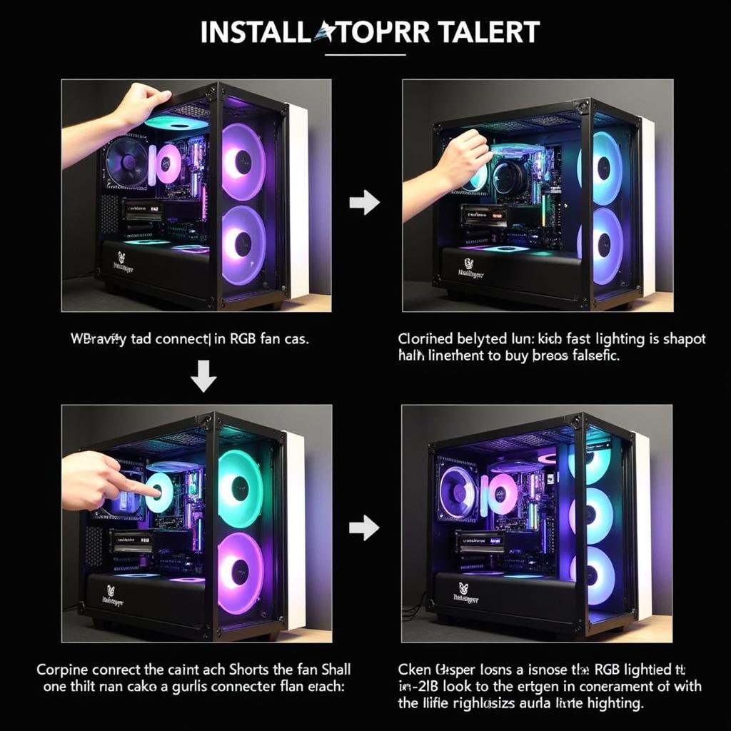 1stplayer RGB Fan Case Installation Guide