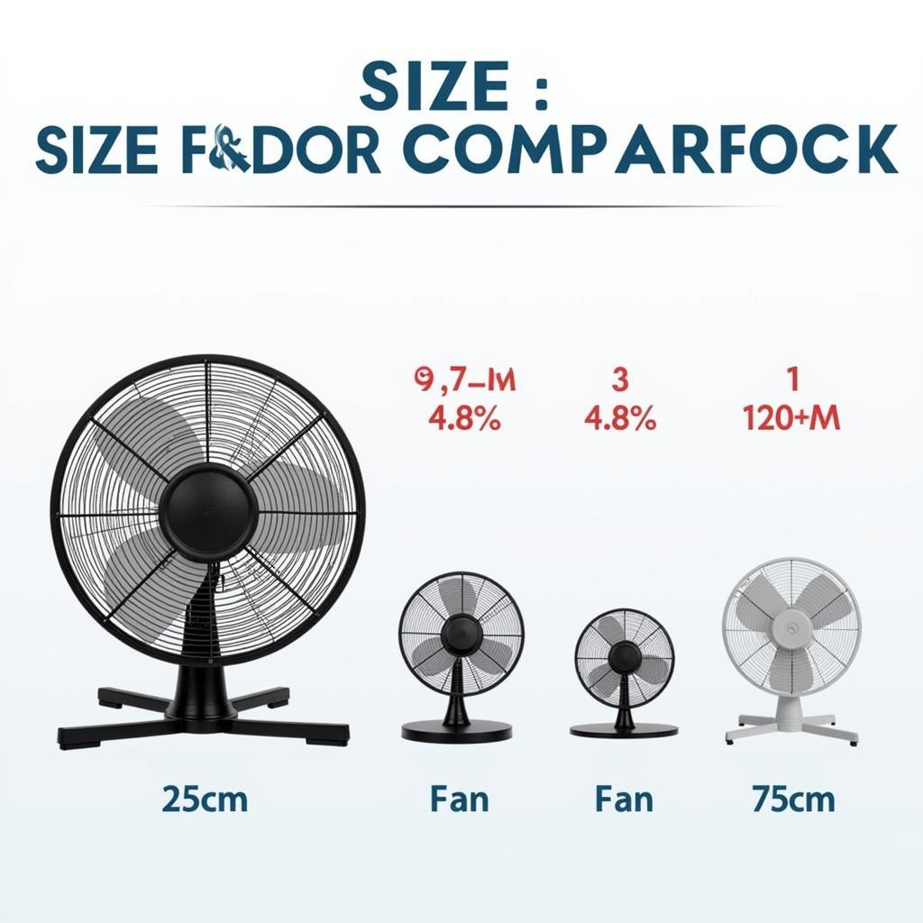 Comparison of 25cm Fan vs. Smaller Fans