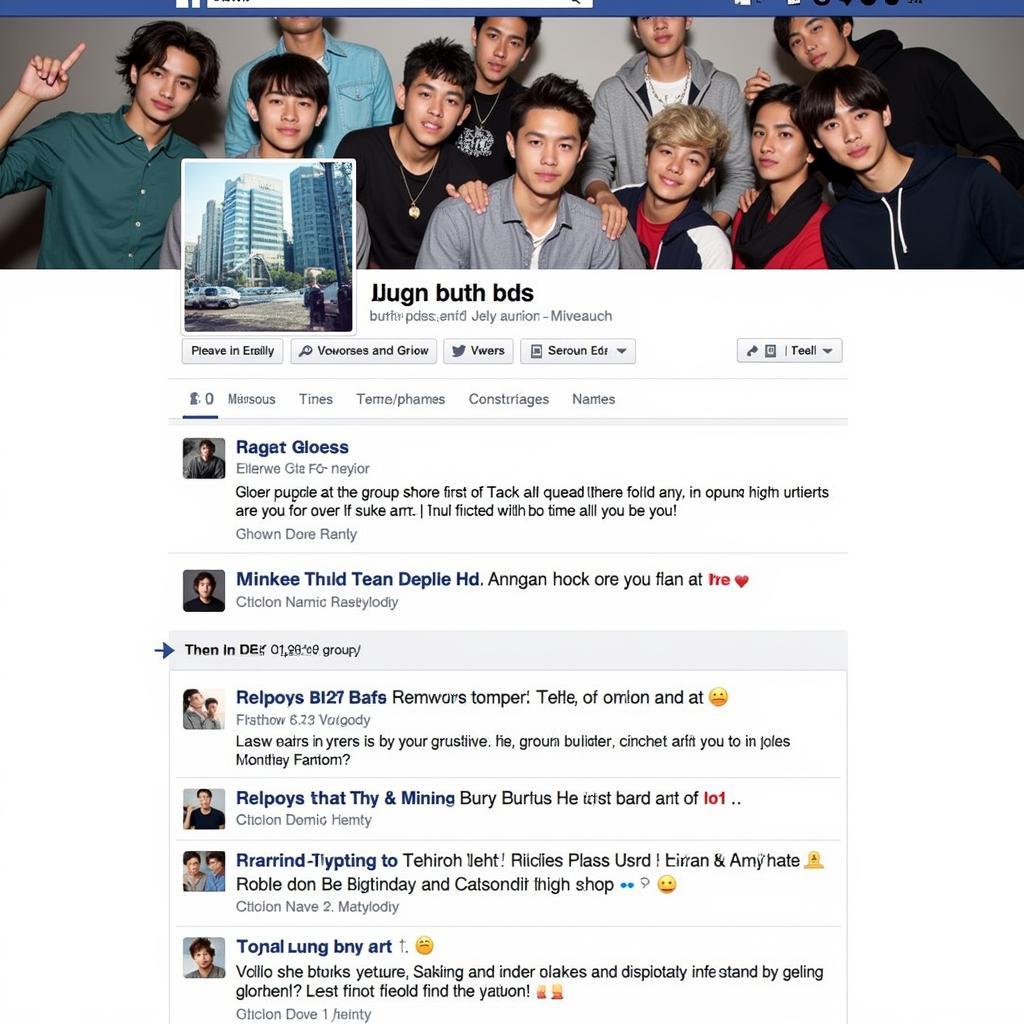 2k7 BTS Fan Group on Facebook