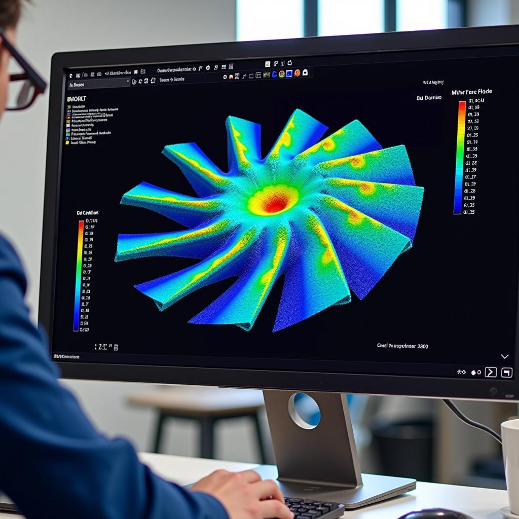 Analysis of a 3D Scanned Fan Blade