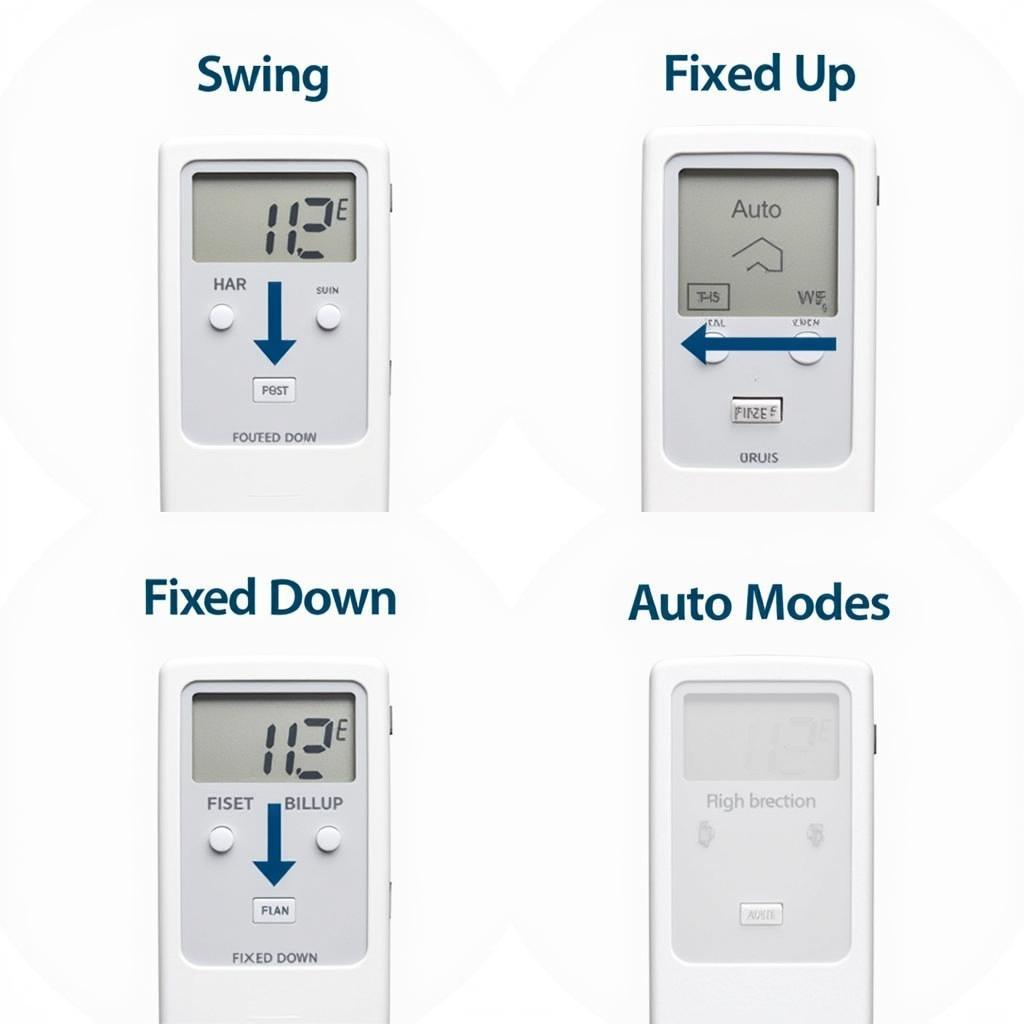 Air Conditioner Fan Direction Modes