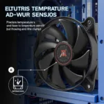 Advanced Electric Rad Fan with Integrated Temperature Sensor