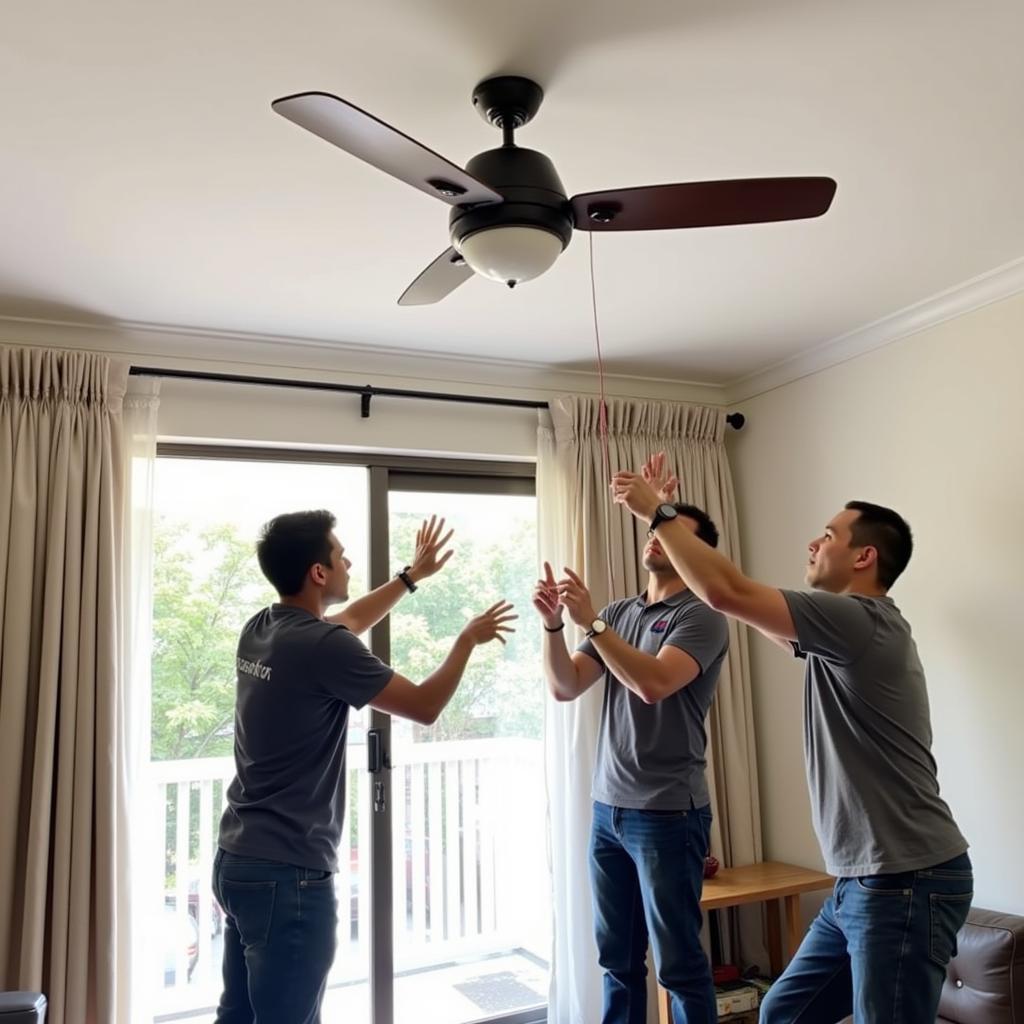 Aeratron Ceiling Fan Installation in Ho Chi Minh City