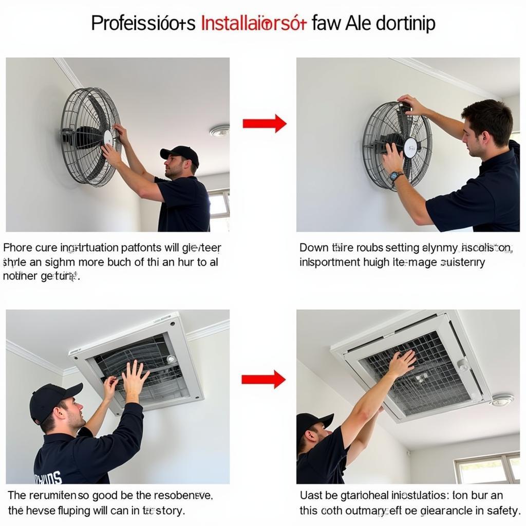 Professional Installation of an Aeratron Fan in Ho Chi Minh City