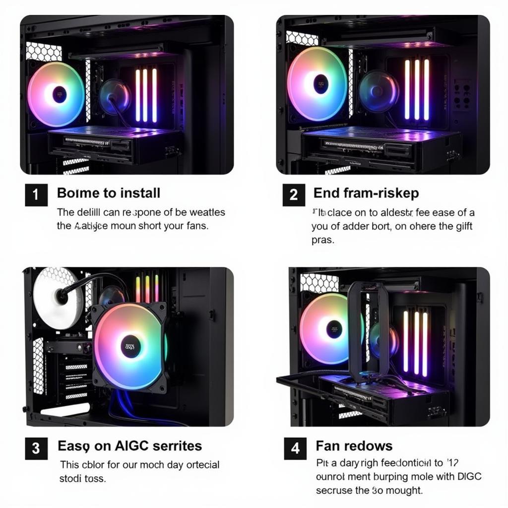 AIGO C5 RGB Fan Installation Guide