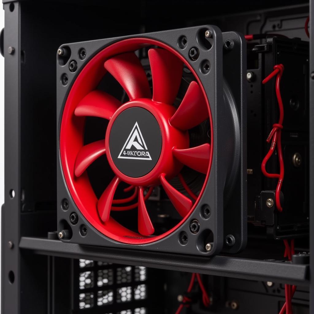 Aigo Red Fan Installation