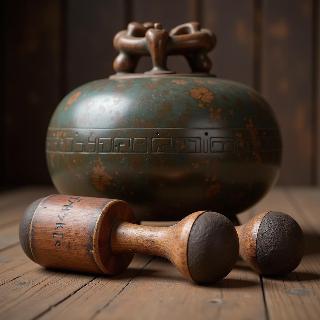 Ancient Chinese Bell Mallets Used for Playing the Tzu-fan Bells