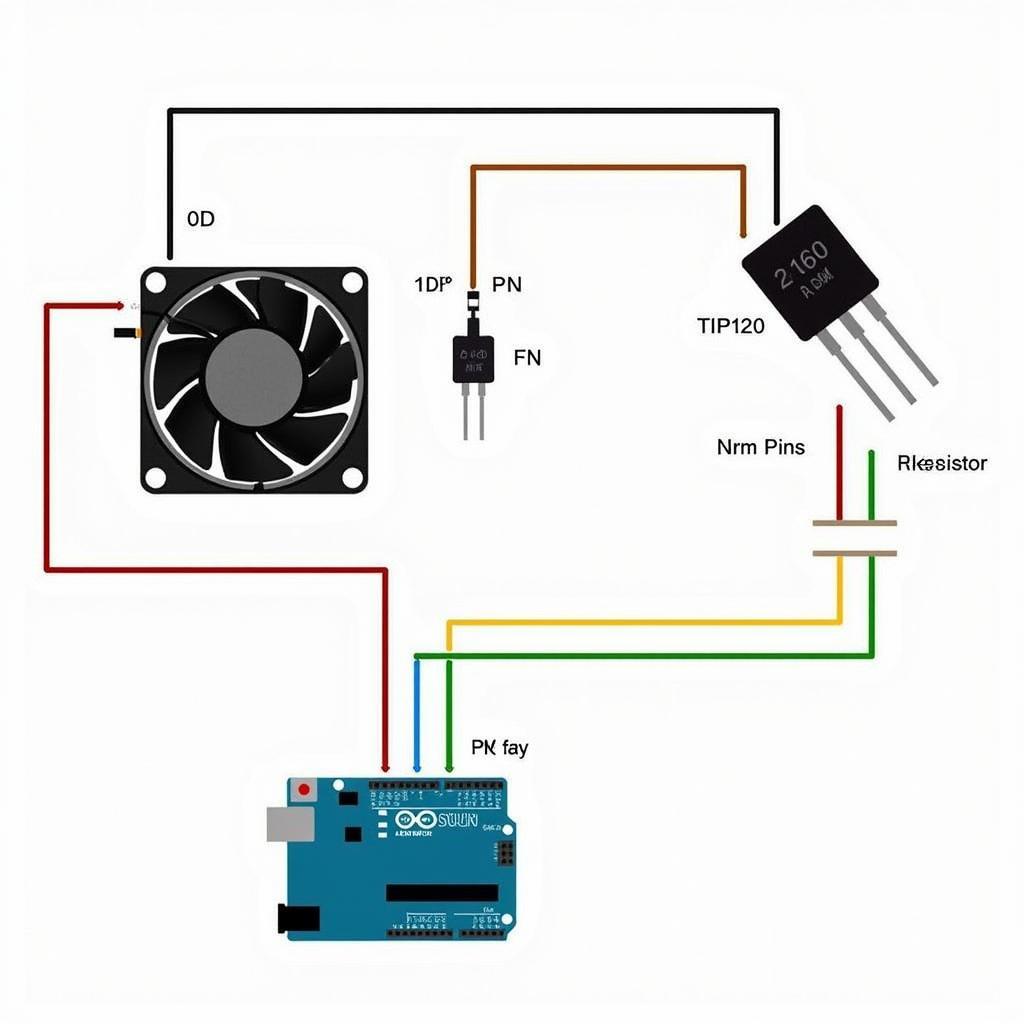 Arduino CPU Fan Circuit Diagram