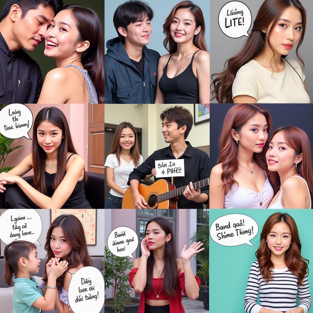 Vietnamese fans showing appreciation for Ariana Grande