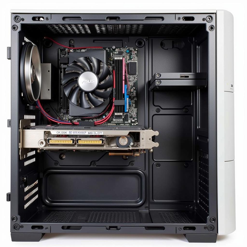 ASUS 1050ti Single Fan in PC Build